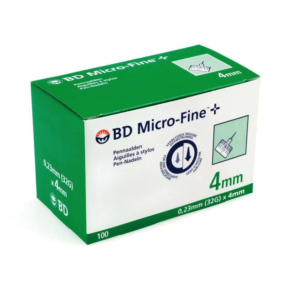 BD Micro-Fine Plus Pen Needles 4mm 32G (x100)