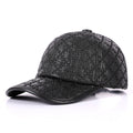 Full-grain Sheepskin Korean Style Plaid Hat Men