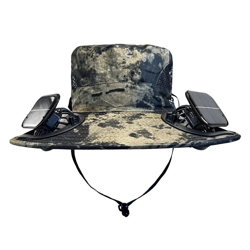 Spray Fan Hat Cooling Sunshade Fisherman Hat