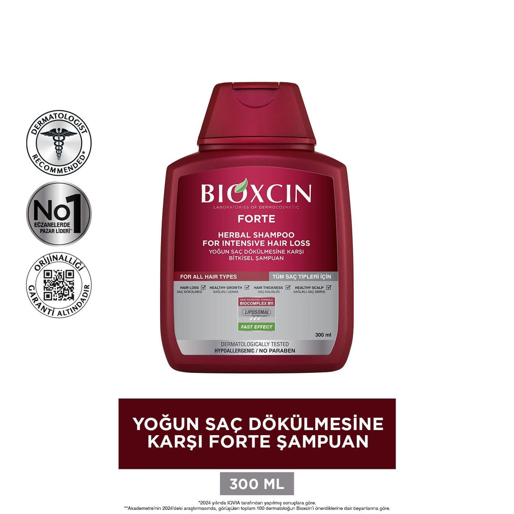 Bioxcin Forte Shampoo - Fight Hair Loss | 300 ml