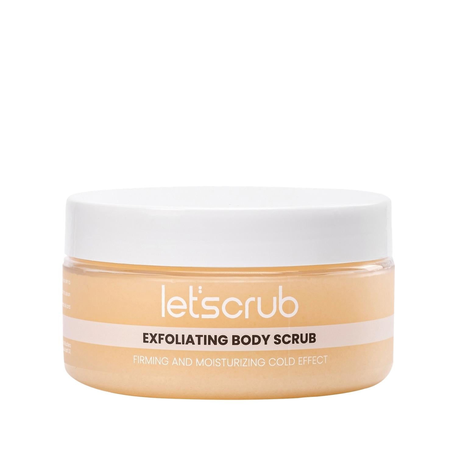 Let'scrub Cold Effect Firming and Moisturizing Body Scrub for Exfoliating and Hydrating Skin - 280g