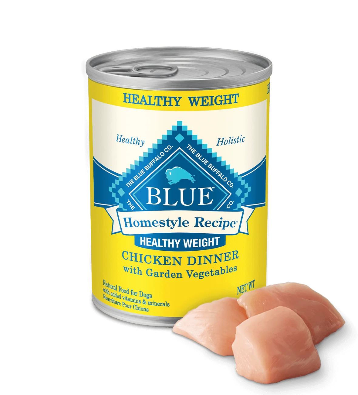 Blue Buffalo Adult Homestyle Healthy Weight Chicken with Garden Vegetables Wet Dog Cans (12.5oz)