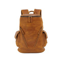 Men's Large Capacity Leather Travel Backpack