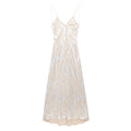 Women's Metal Foil Printed Underwear Dress