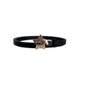 Black Subculture Five-pointed Star Belt