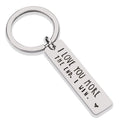 Stainless Steel Keychain Bag Charm