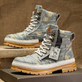 Men's High-top Boots Autumn Denim