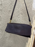 Top-grain Vegetable-tanned Cowhide Commuter Underarm Bag, Single-shoulder Crossbody Small Bag, New Simple Genuine Leather Women's Bag For Fall And Winter
