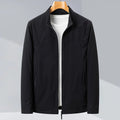 Mens Slim-fit Stand-collar Jacket