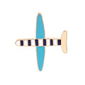 Personalized Alloy Striped Combat Brooch