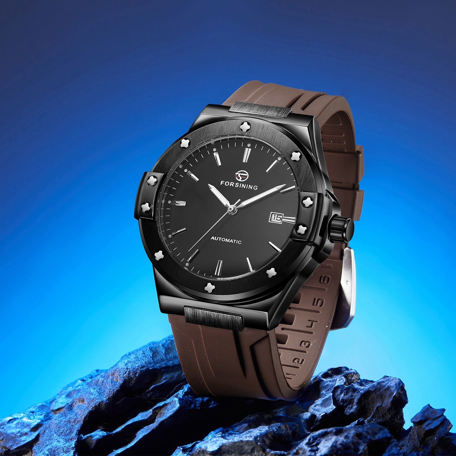 Mens Strap Non-Quartz Fully Automatic Mechanical Watch