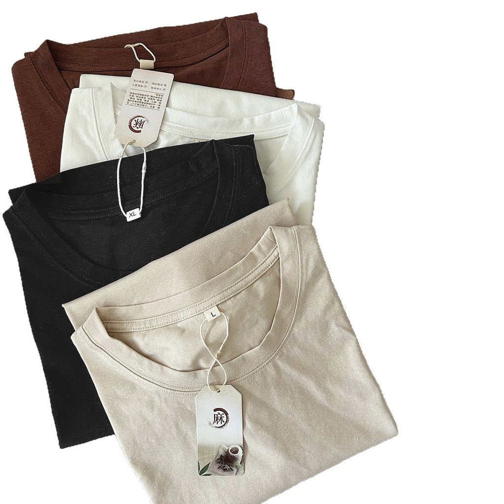 Mens Round-neck Short-sleeve T-shirt