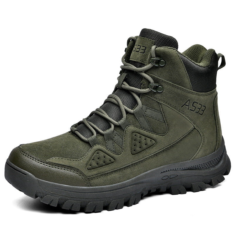 Outdoor Work Boots Combat Training Boots Low-top Lace-up