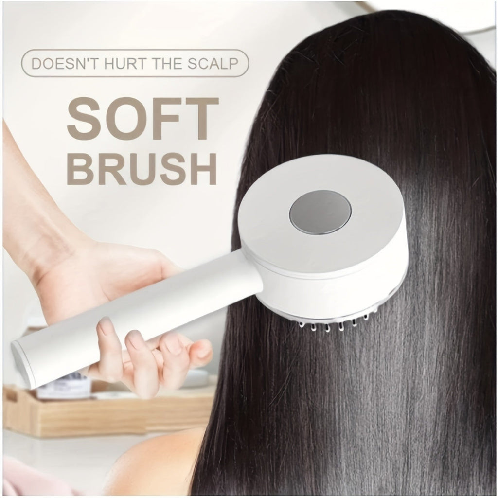 Self-Cleaning Anti-Static Massage Brush