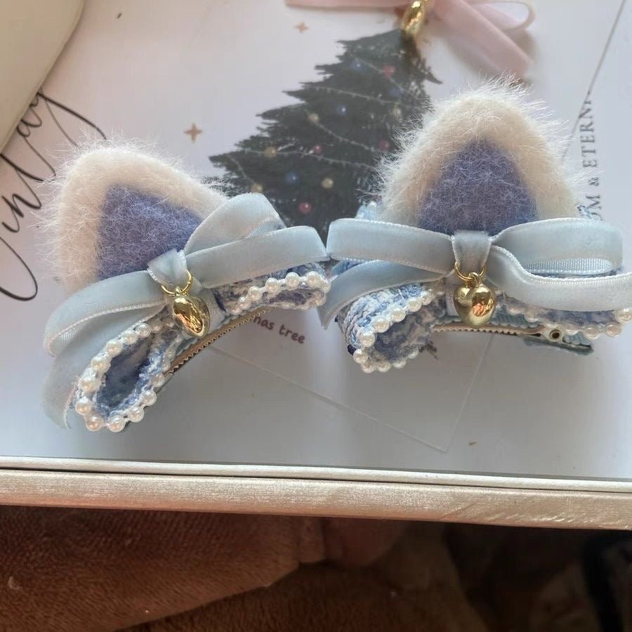 Cute Cat-ear Bow Hair Clip