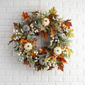 Halloween Autumn Pumpkin Frost Leaf Garland Home Decor