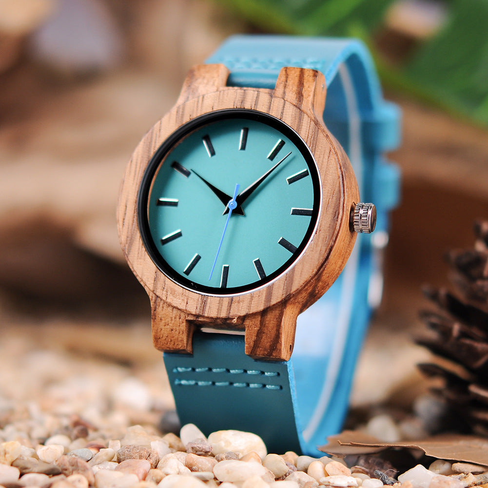 Simple Wooden Watch As A Birthday Gift For Students