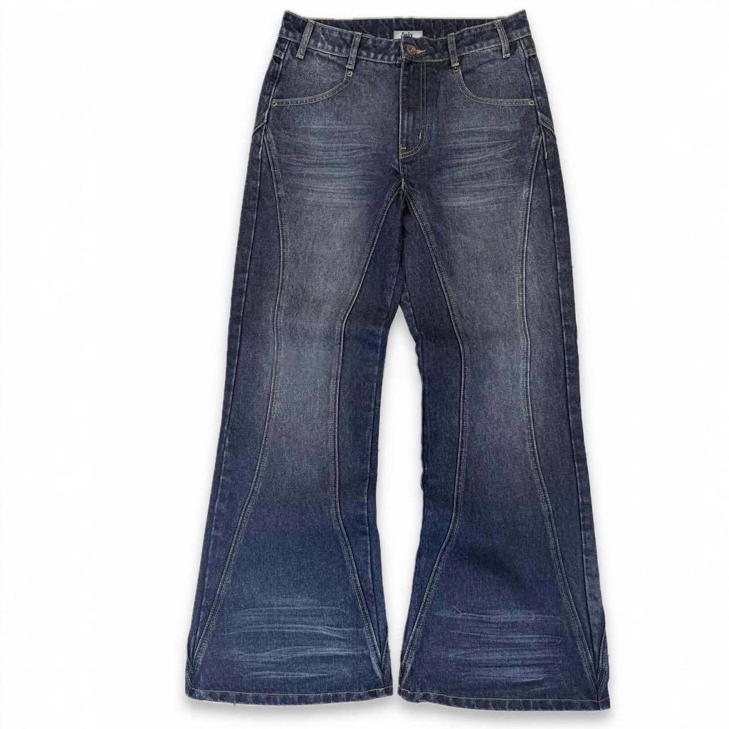 Mens Vintage Washed Distressed Jeans