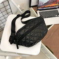 Womens Waist Large-Capacity Cotton Jacket-Style Crossbody Bag