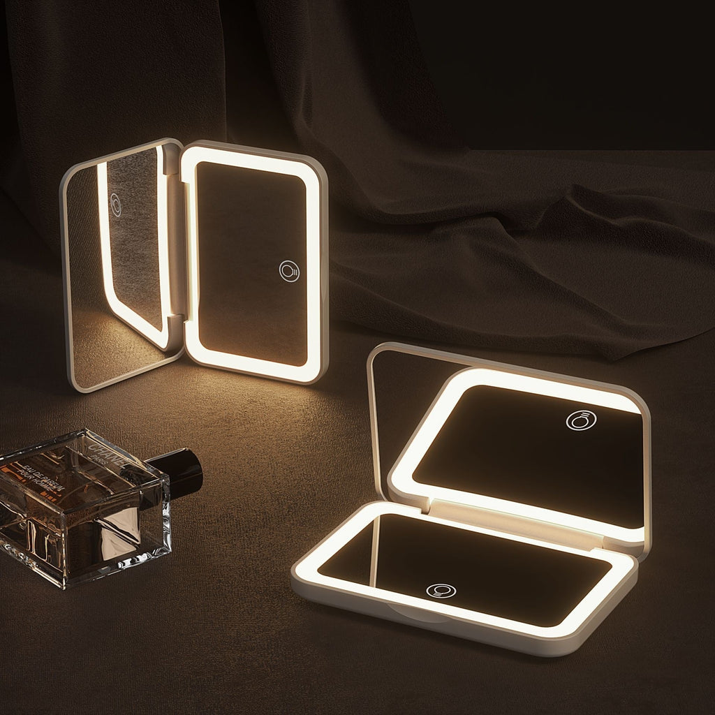 Rechargeable Portable LED Makeup Mirror