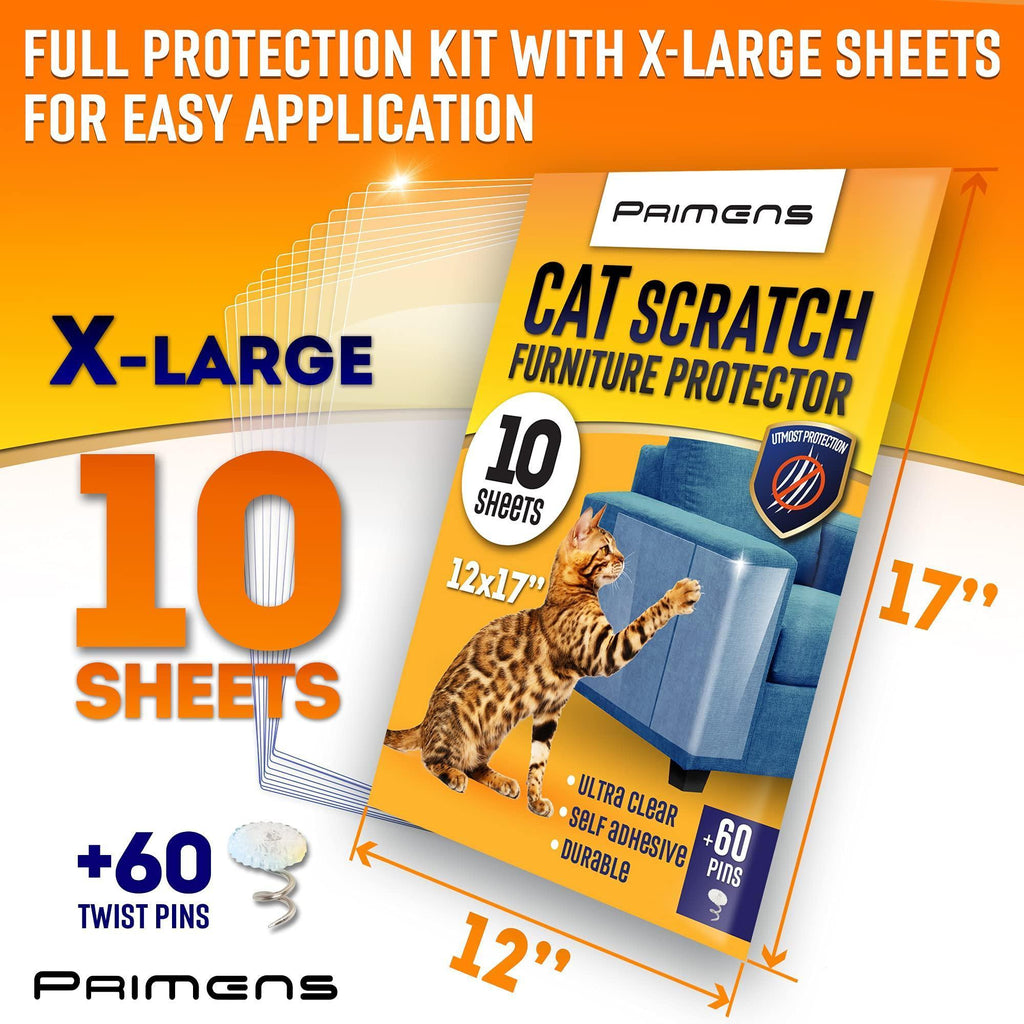 Cat Scratch Furniture Protectors for Sofa 10 XL Sheets