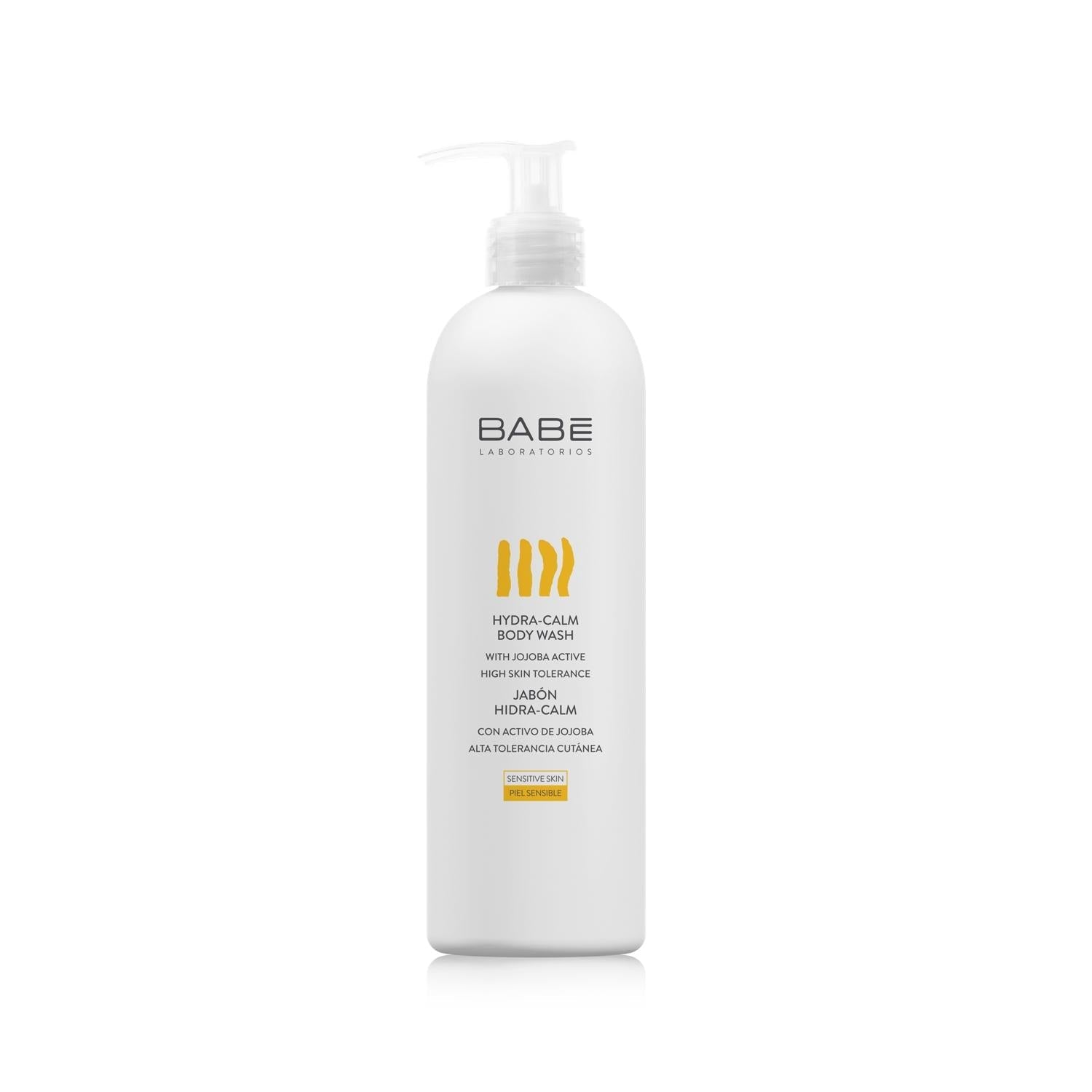 Babe Hydra-Calm Body Wash: Gentle, Moisturizing Shower Gel for Sensitive Skin - 500ml Hydrating Body Cleanser