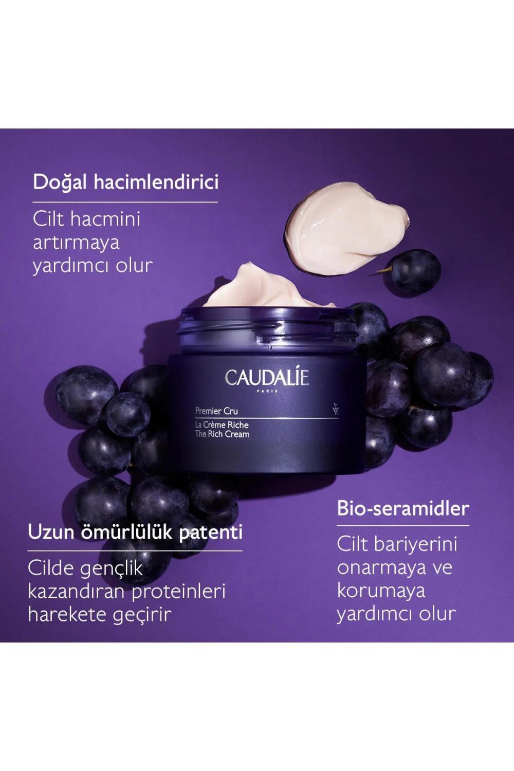 Caudalie Premier Cru The Cream Refill Capsule 2025 - Luxury Skincare Cream Refill Capsule for Dry or Sensitive Skin