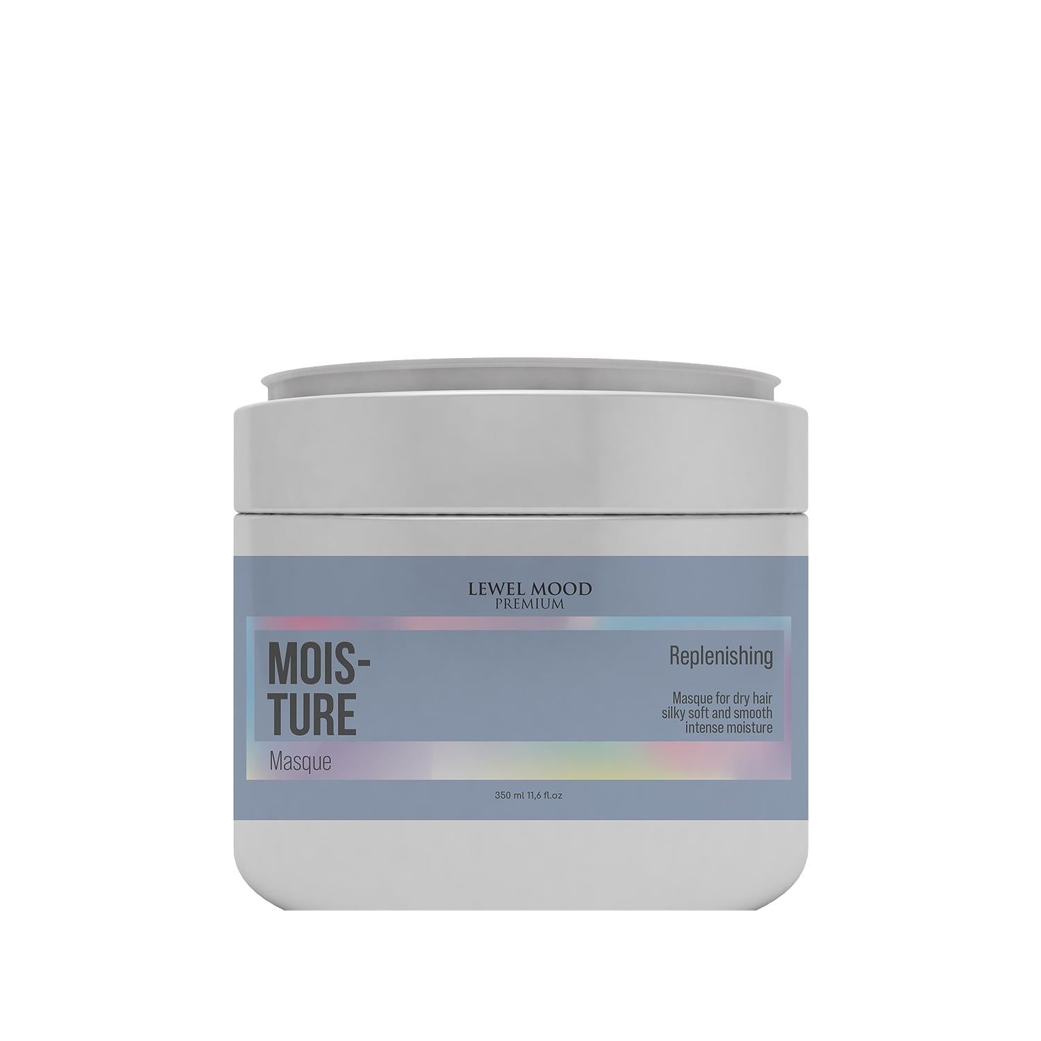 Lewel Mood Premium Moisture Hair Care Mask for Dry & Damaged Hair - 11.83 fl oz, Intensive Hydration & Repair