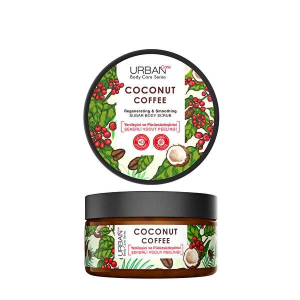 Urban Care Body Care Coconut Coffee Body Scrub - Natural Exfoliant for Smooth, Hydrated Skin
