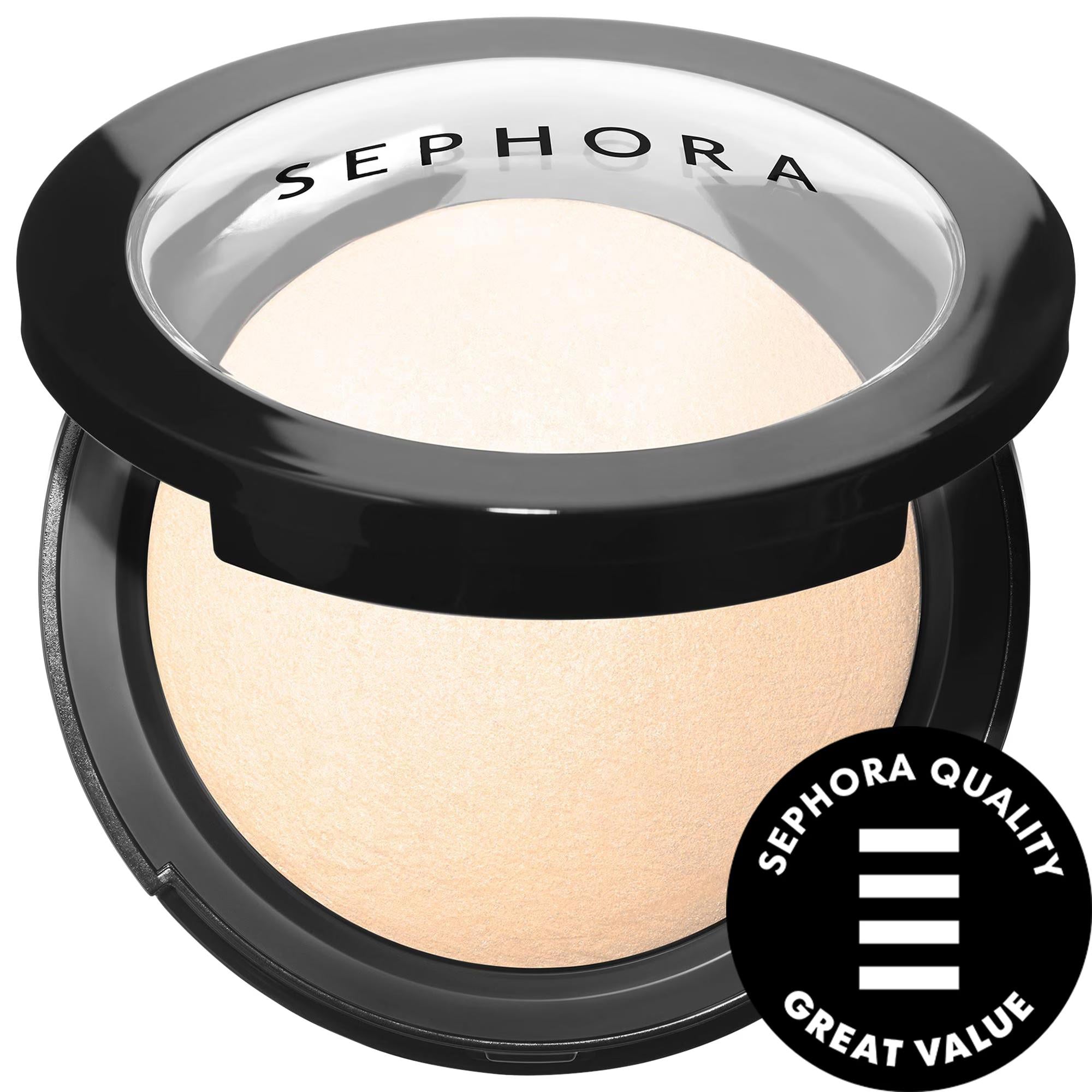 Sephora Collection Microsmooth: Baked Face Powder Foundation - Light Coverage, Natural Finish, Paraben-Free & Noncomedogenic