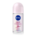 Nivea Women's Deodorant Roll-on, 48h Anti-Perspirant Protection - Pearl & Beauty, Alcohol-Free, Long Lasting Fragrance