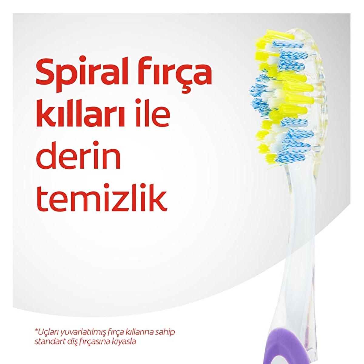 Colgate Twister Manual Toothbrush - Medium Bristles, Deep Cleaning & Tongue Scraper for Superior Oral Hygiene