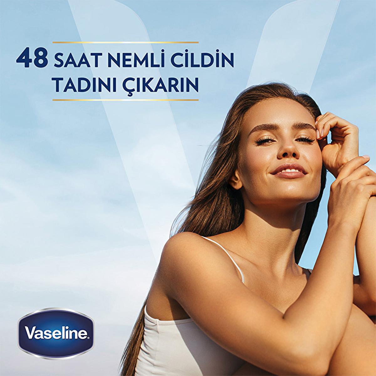 Vaseline Cocoa Glow Body Lotion - 48 Hour Moisturization, Ultra Hydrating Lipid Formula, Non-Greasy Texture for Dry Skin