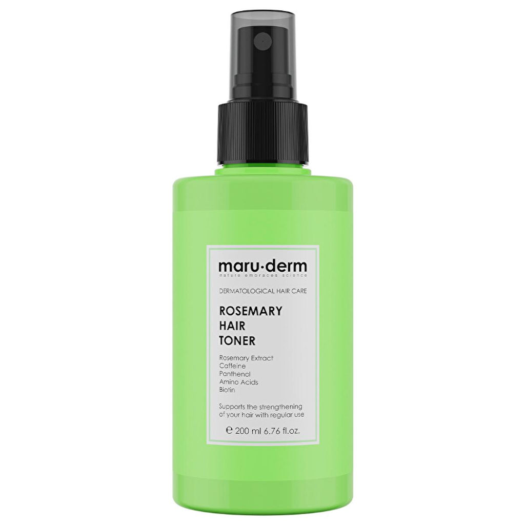 Maruderm Rosemary Hair Tonic - 200ml - Nourishing, Vegan, Promotes Hair Growth