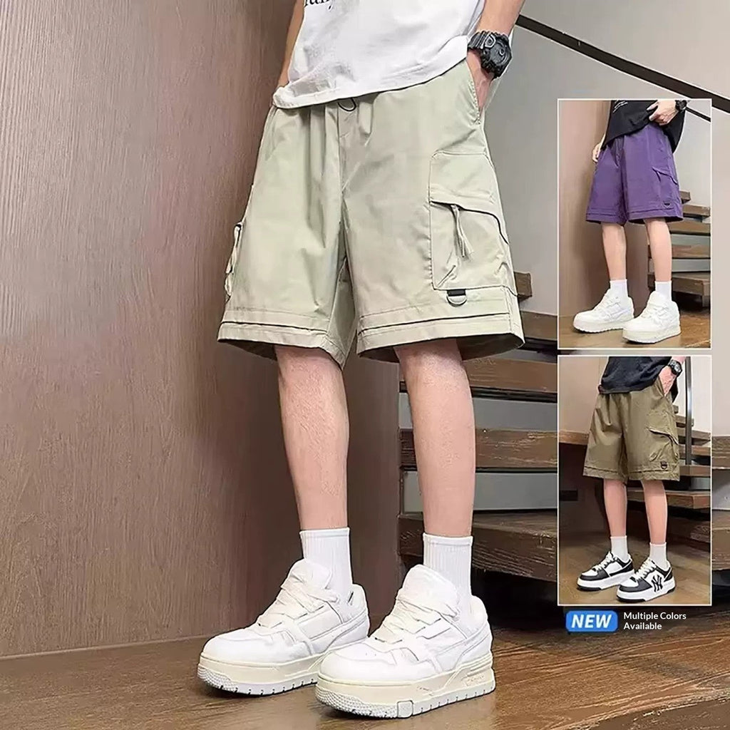 Mens Athletic Shorts American-style Vintage Casual