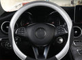 Car Steering Wheel Cover Round Handle Cover Carbon Fiber Texture