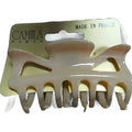 Camila Paris Taupe Beige Large Claw Clip, Handmade in France