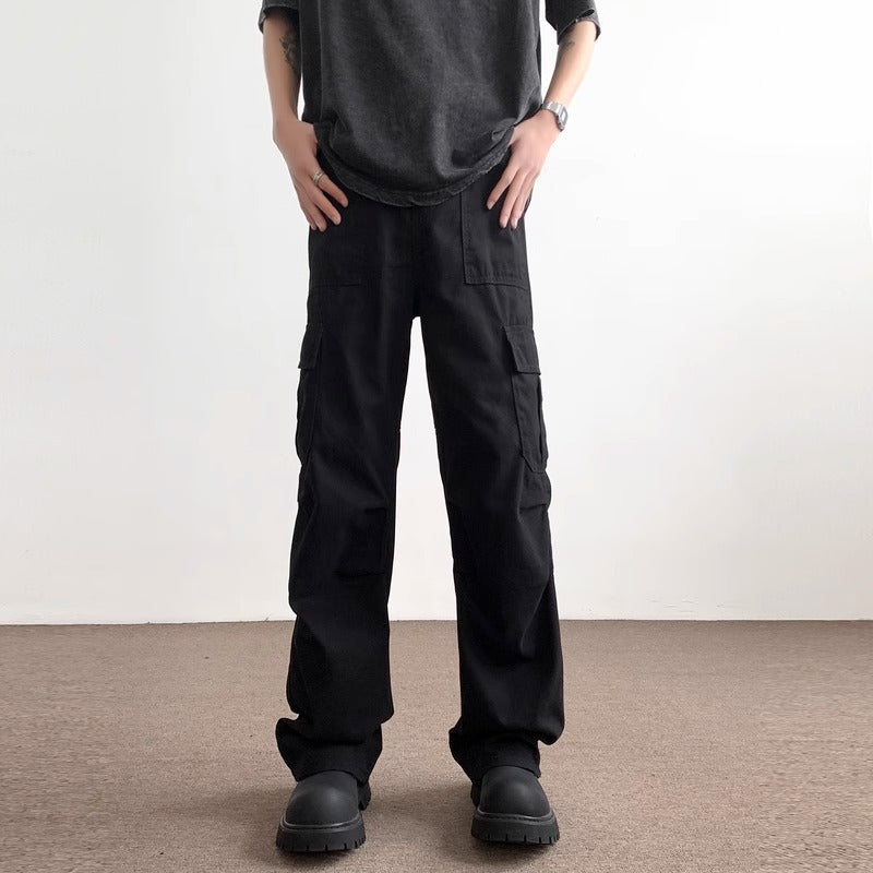 Men's Fashionable Casual Outdoor Loose Straight-Leg Pants