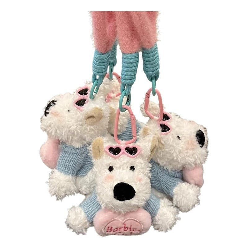 Cute West Highland Terrier Plush Pendant Keychain