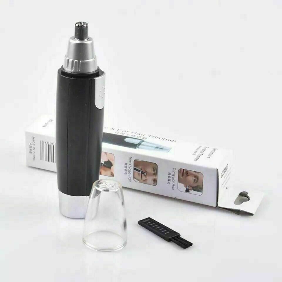 Unisex Electric Nose and Ear Hair Trimmer with LED Light