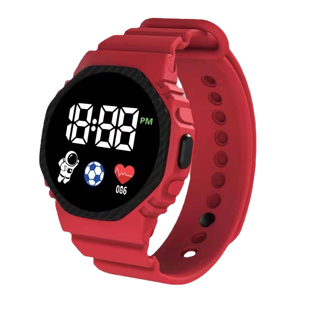 Square Electronic Watch Student Watch