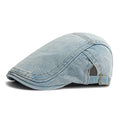 Men's And Women's Universal Solid-color Stitching Design, Washable And Fashionable, Retro Style, Soft Top, Adjustable Beret. Suitable For Daily Casual Commuting And Outings.