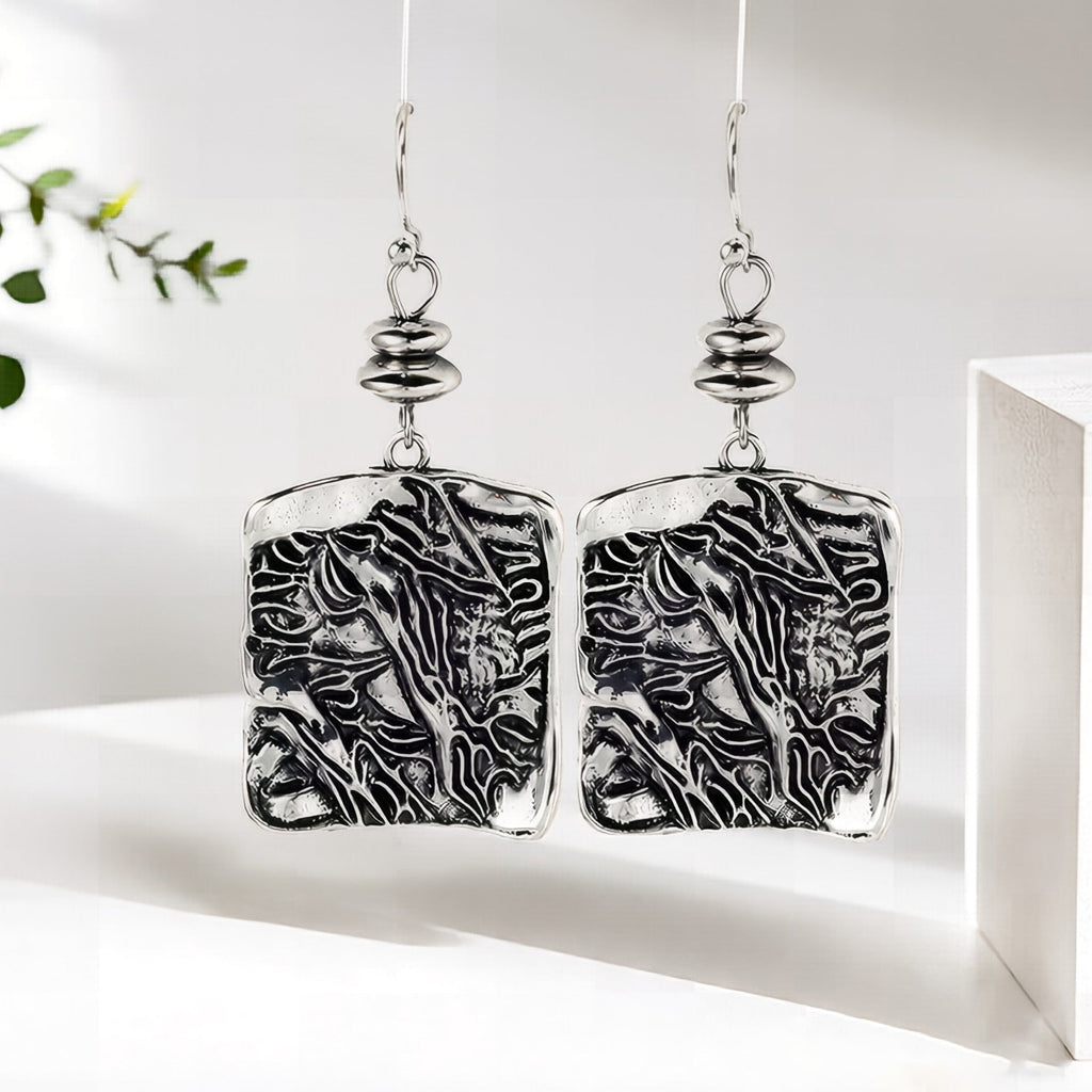 Vintage Square Earrings For Women