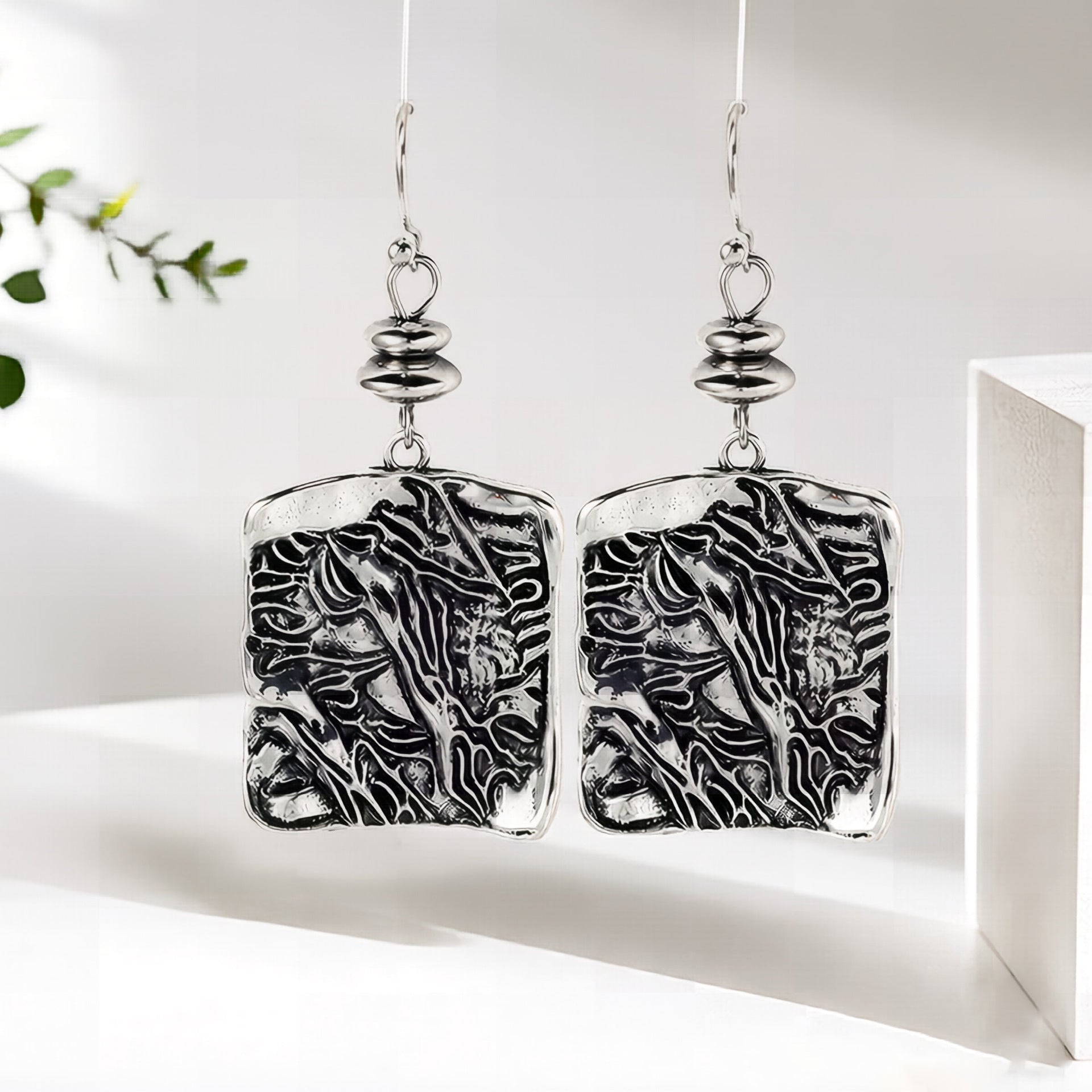 Vintage Square Earrings For Women