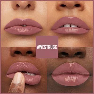 Maybelline Super Stay Vinyl Ink: 16HR Glossy Liquid Lipstick - 110 Awestruck Red. Non-Transfer, Long Lasting Maybelline Lipstick