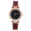 Magnetic Strap Set Womens Quartz Wristwatch