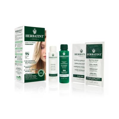 Herbatint 9N Honey Blonde Hair Dye - Natural, Ammonia & Paraben Free, Botanical Extracts for Sensitive Scalp
