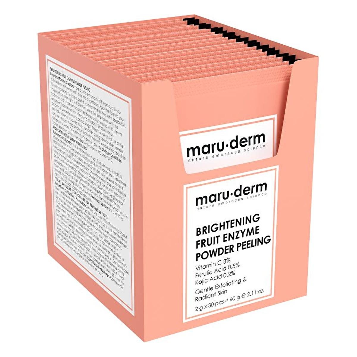Maruderm Vitamin C Brightening Facial Exfoliating Powder: Reduce Dark Spots & Correct Uneven Skin Tone for Radiant Skin.