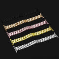 Womens Snakeskin-Style Stainless Steel Watch Band