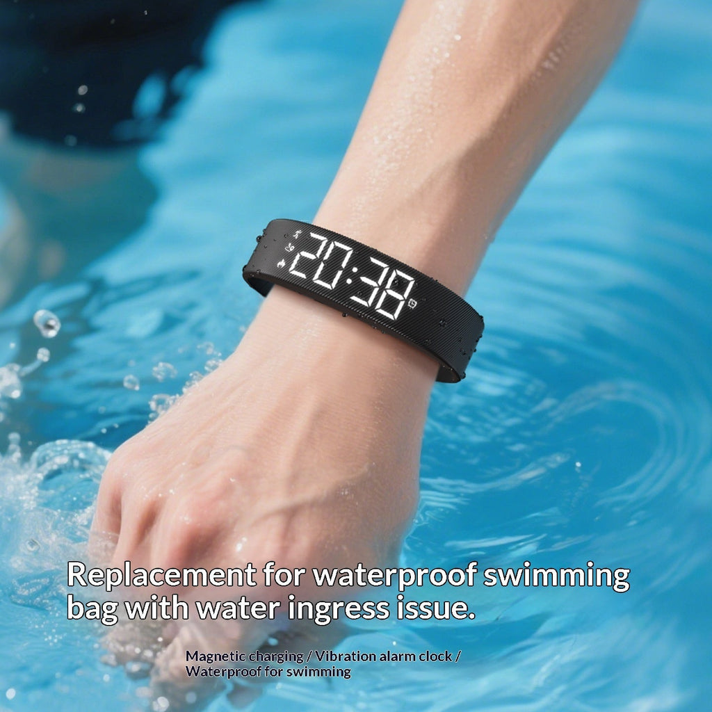 Smart Sports Watch For Men And Women Waterproof With Timing Function Silent Vibration Alarm And An Electronic Wristband